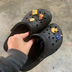 Black Crocs